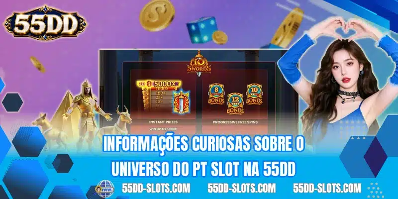 Informações curiosas sobre o universo do PT Slot na 55DD